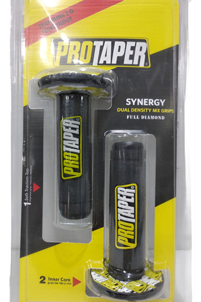 Puños Pro Taper Negro Amarillo En Motobrand 0