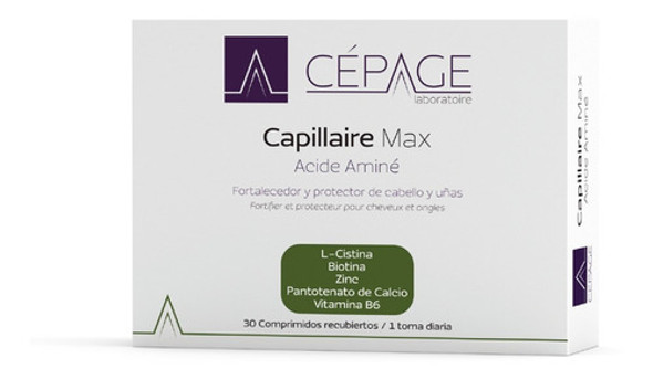 Cepage Capillaire Max Acide Amine Suplemento Anticada X30 C 0 Cepage Capillaire Max Acide Amine Suplemento Anticada X30 C 0