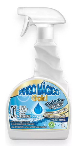 Flotador Instantâneo Pingo Mágico Gold 1l Tira Lima 0