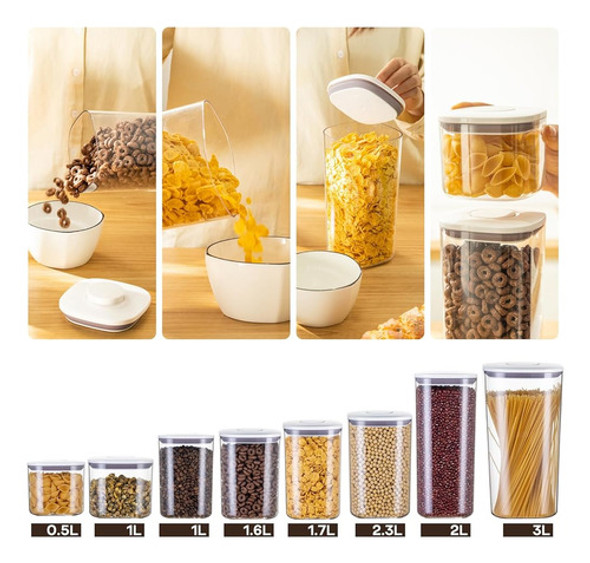 Livlab Airtight Small Grips Pop Dispensador De Cereales De A 1