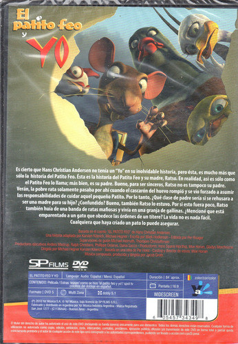El Patito Feo Y Yo - Dvd Nuevo Original Cerrado - Mcbmi 1