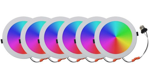 Lampara De Techo Smart Rgb Frankever Wi-fi Fk-dl101rgbcw 1