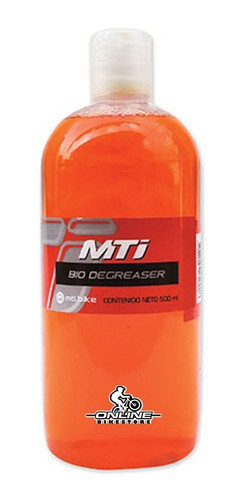 Desengrasante Mti Bio Degreaser 500ml Ideal Limpiacadenas 0
