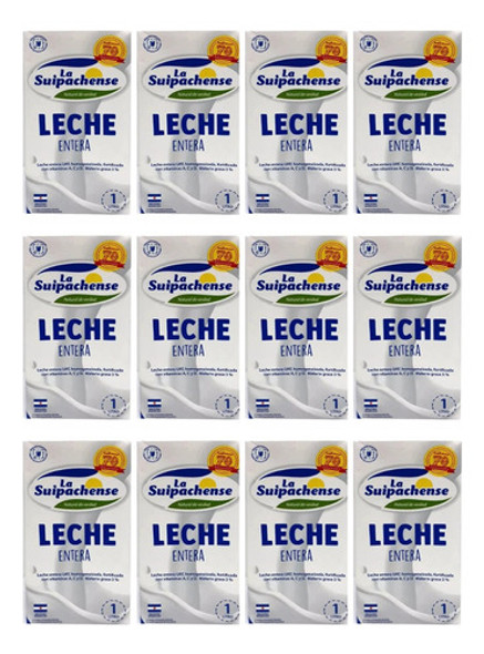 Leche Entera Uat X 1 Lt La Suipachense (pack X 12 Unid.) 0