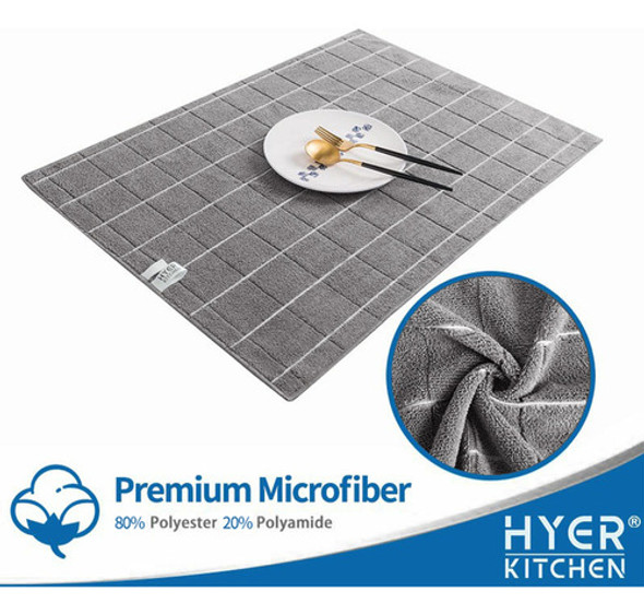 Hyer Kitchen Toallas De Cocina De Microfibra, Súper Absorb. 1
