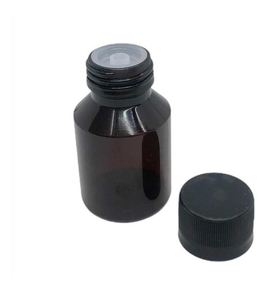 Envase Pet 50cc Ambar C Inserto Gotero/tapa Plastica X30 0