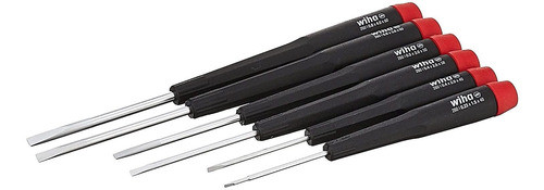 Set De Destornilladores Mango Precision 6 Piezas Ranurados 0