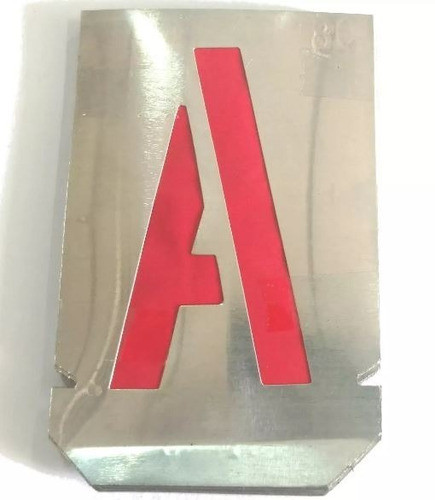Letras Caladas De Chapa Para Pintar 100mm Stencil Abecedario 0