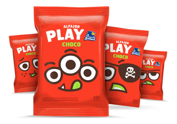 Caja De 12 Alfajor Play Chocolate Punta Ballena 0