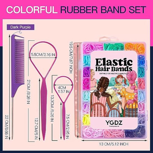 Ygdz - Bandas Elásticas Para El Cabello De 24 1