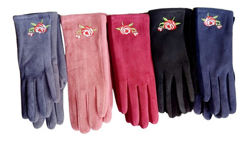 Guantes Gamuza De Mujer Invierno Abrigado X Mayor X 24 Unid 1