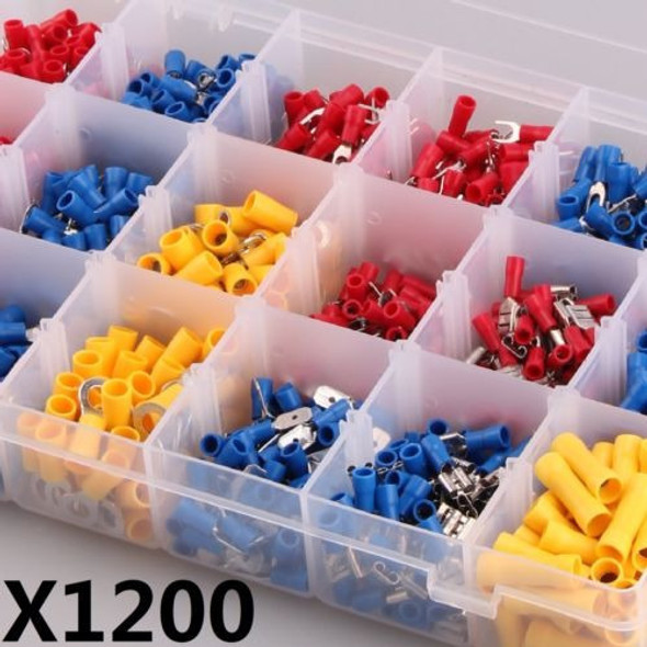 1200pcs Surtidos Cableado Conectores Crimp Terminales Kits S 1