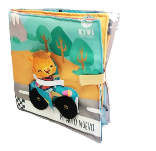 Libro Sensorial Mi Auto Nuevo Motricidad Fina Didactico Kw 0