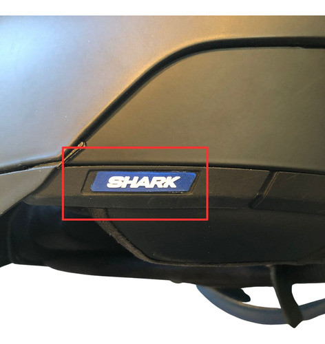 Logo Azul Lateral Para Casco Shark Evo One 1 Y 2 Ac1100p 1