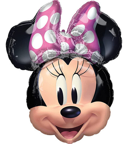 Anagrama 26  Minnie Mouse Forever Foil Balloon, Multicolor,4 0
