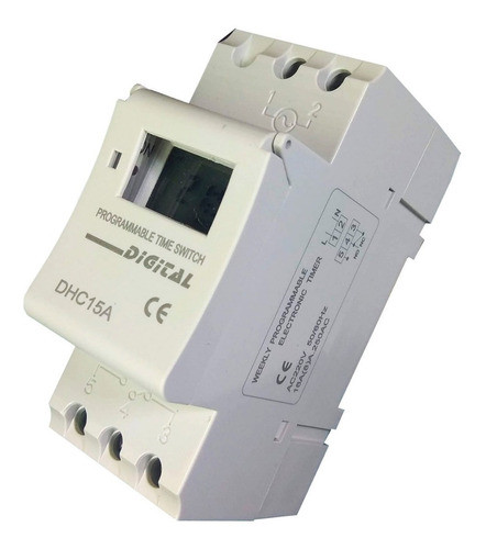 Timer Temporizador Riel Din 6 Meses Gtia Electroimporta 1
