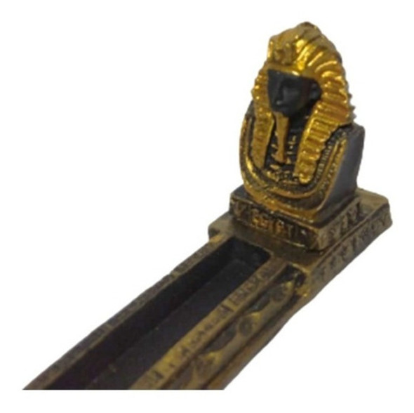 Incensário Egípcio Esfinge Resina Com 25 Cm + 7 Incensos 1 Incensário Egípcio Esfinge Resina Com 25 Cm + 7 Incensos 1