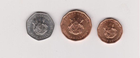 Lote 3 Moneda Uganda Excelente 1