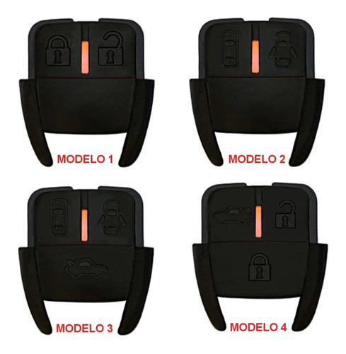 Combo 4 Capas Chave Gm Vectra Agile Astra Zafira Montana 1