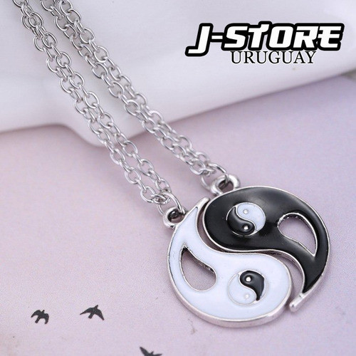 Collar Doble Yin Yang Amor Pareja Amistad 0