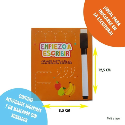 Juego De Cartas Para Comenzar A Escribir Lectoescritura 1