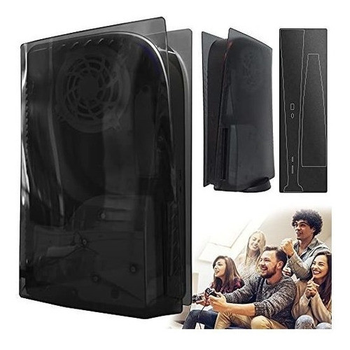 Carcasa Para Playstation 5 Edicion Con Disco Negro Estelar 0