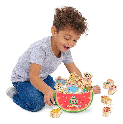 Cocomelon Best Friends Bloques De Equilibrio De Madera, Made 1