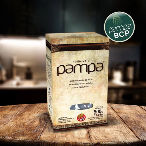 10 Kg Yerba Mate Pampa Bcp (bajo Contenido De Polvo) 20x1/2 1