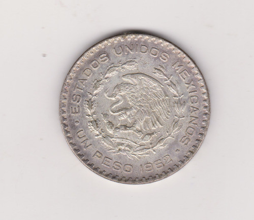 Moneda Mexico 1 Peso Año 1962 Excelnte 1