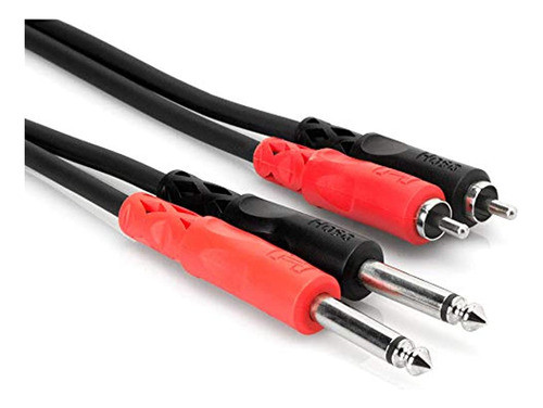 Hosa Cpr-202 Cable De Interconexión Estéreo Dual 1/4  Ts A D 0