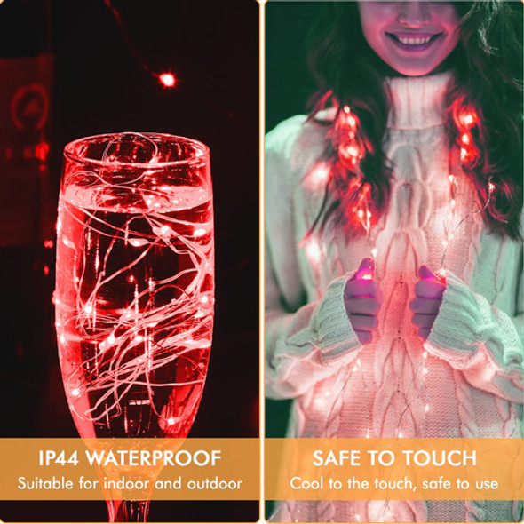 Camantu Paquete De 12 Luces Led De Hadas Que Funcionan Con P 1