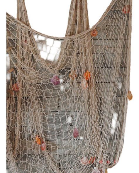 Red De Pesca Concha De Mar Estrella De Mar Colgante Decoraci 0
