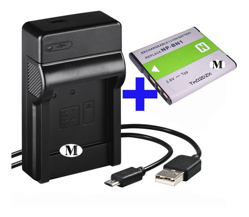 Cargador + Bateria Para Sony Np-bn1 W690 W710 W730 W800 W830 0