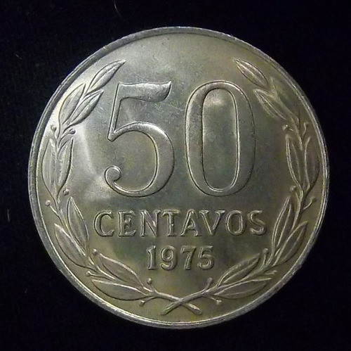 Chile 50 Centavos 1975 Sin Circular Km 206 0