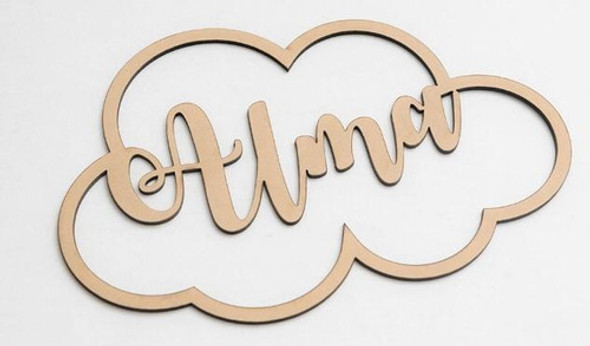 Nube Personalizada Con Nombre - Fibro Fácil - Oferta! 1