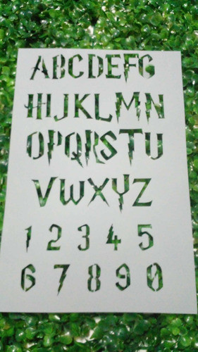 Stencil  Abecedarios Elegibles  Set 76 Leer Descripcion 1