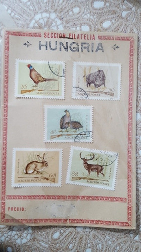 Sellos Postales De Hungria Lote De 5 Sellos 0