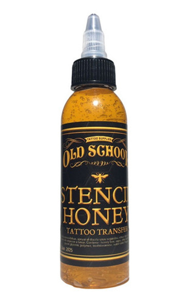 Stencil Fijador Old School Honey 75ml Tattoo Tatuar Tatuajes 0