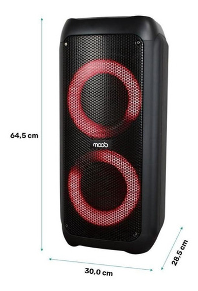 Caixa De Som Moob Urban Com Led Bluetooth Tws Bivolt 1