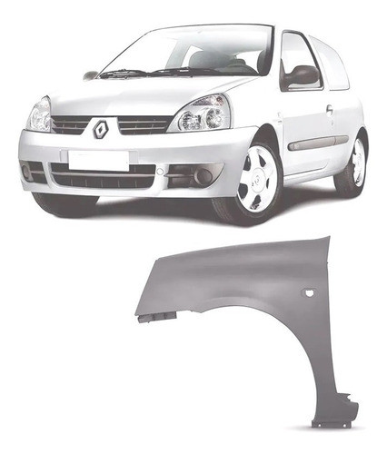 Guardabarro Clio 2 2003 04 05 06 07 08 09 10 11 2012 C/a Izq 0