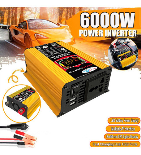Conversor Veicular 6000w Conversor De Energia Inteligente Lc 1