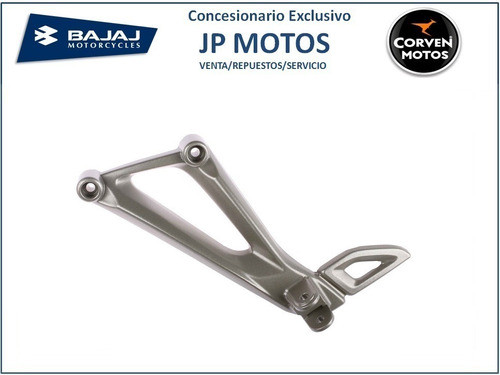 Soporte Pedalin Trasero Izquierdo Rouser Rs 200 Original 1