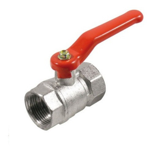 Llave De Paso Exclusa Cromada 1/2 Pulgada Hembra Agua Jardin 0