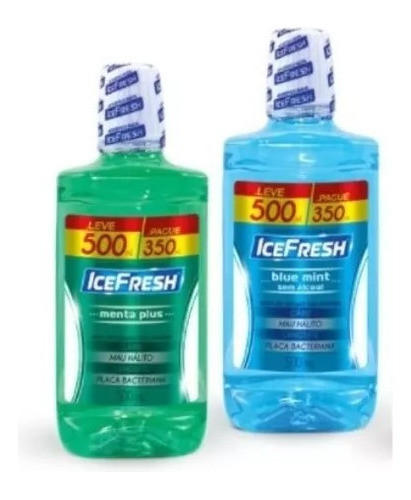 Kit C/6 Enxaguante Bucal Ice Fresh 500 Ml 1