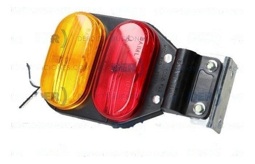 Faro Doble Flexible Rojo - Ambar (juego) 0