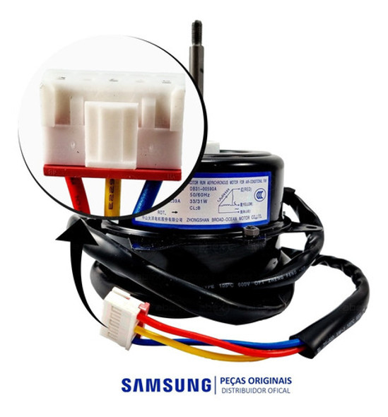 Motor Condensadora Ar Condicionad Samsung Aqv09psbt Original 1