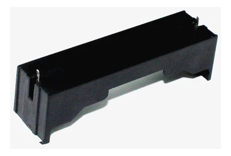 Porta Pila Holder 18650 Litio 1 Celda Through Hole 1