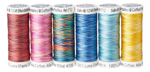 Sulky Sampler 12wt Cotton Petites Surtido De Blendables Mas 0