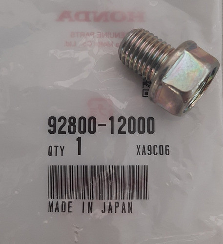 Tapón Drenaje Carter 12 Mm Nf 100 / Wave 110 - Power Bikes 0