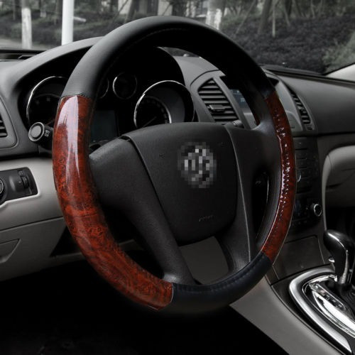 Cuero Pu Coche Sedán Volante Cubierta Conjunto 14  Grano De 1